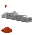 Industrial tunnel microwave seasoning drying machine